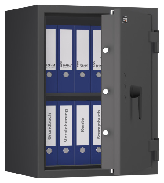 Tresor VdS Klasse 1 Gemini Pro 20, Widerstandsgrad 1 EN 1143-1, feuerfest, für Bargeld, Schmuck, Aktenordner und wichtige Unterlagen