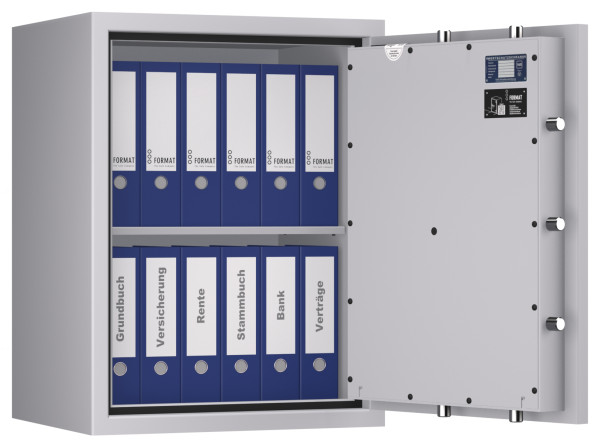 Tresor VdS Klasse 1 Gemini Pro 20, Widerstandsgrad 1 EN 1143-1, feuerfest, für Bargeld, Schmuck, Aktenordner und wichtige Unterlagen