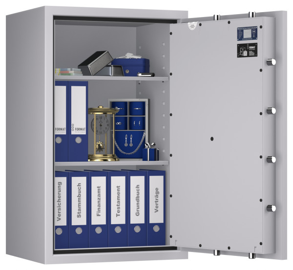 Tresor VdS Klasse 1 Gemini Pro 40, Widerstandsgrad 1 EN 1143-1, feuerfest, für Bargeld, Schmuck, Aktenordner und wichtige Unterlagen