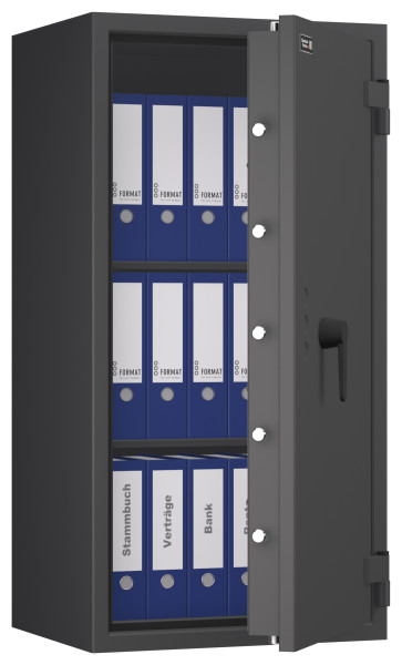 Tresor VdS Klasse 1 Gemini Pro 50, Widerstandsgrad 1 EN 1143-1, feuerfest, für Bargeld, Schmuck, Aktenordner und wichtige Unterlagen
