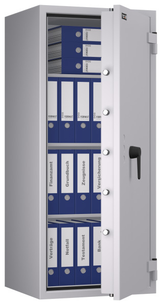 Tresor VdS Klasse 1 Gemini Pro 55, Widerstandsgrad 1 EN 1143-1, feuerfest, für Bargeld, Schmuck, Aktenordner und wichtige Unterlagen