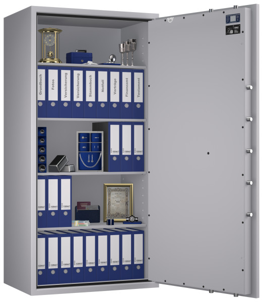 Tresor VdS Klasse 1 Gemini Pro 75, Widerstandsgrad 1 EN 1143-1, feuerfest, für Bargeld, Schmuck, Aktenordner und wichtige Unterlagen