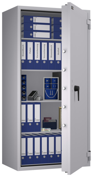 Tresor VdS Klasse 1 Gemini Pro 75, Widerstandsgrad 1 EN 1143-1, feuerfest, für Bargeld, Schmuck, Aktenordner und wichtige Unterlagen