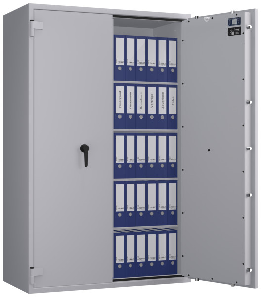 Tresor VdS Klasse 1 Gemini Pro 80, Widerstandsgrad 1 EN 1143-1, feuerfest, für Bargeld, Schmuck, Aktenordner und wichtige Unterlagen