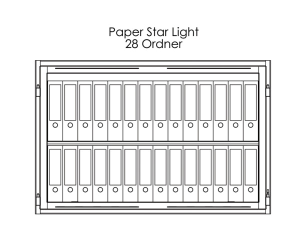 Dokumentenschutz Stahlbüroschrank Paper Star Light bei eisenbach-tresore.de kaufen als Tresor