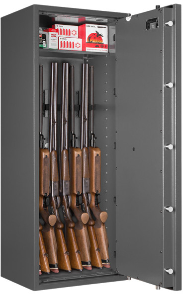 Waffenschrank EN 1143-1, Gun-Safe 1-8 für 8 Langwaffen, Kurzwaffen und Munition Waffen Tresor VDS Grad 1