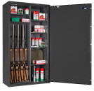 Waffenschrank EN 1143-1 Gun Safe 0 /1-8 Kombi mit Regalteil